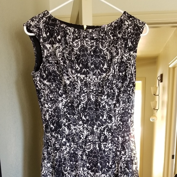 Sleeveless Fit and Flare Evening Dress - Picture 1 of 7